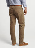 Superior Soft Corduroy Five-Pocket Pant in Khaki by Peter Millar