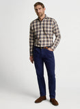 Superior Soft Corduroy Five-Pocket Pant in Navy by Peter Millar