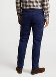 Superior Soft Corduroy Five-Pocket Pant in Navy by Peter Millar