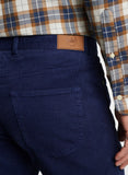 Superior Soft Corduroy Five-Pocket Pant in Navy by Peter Millar