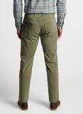 Ultimate Sateen Five-Pocket Pant in Military by Peter Millar