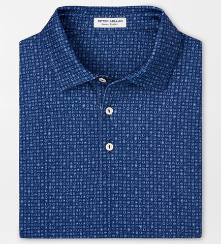 Take A Chance Performance Jersey Polo in Sport Navy by Peter Millar