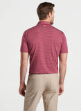 Drum Performance Jersey Polo in Pomegranate by Peter Millar