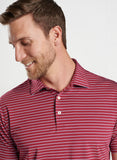 Drum Performance Jersey Polo in Pomegranate by Peter Millar