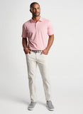 Jubilee Stripe Performance Polo in Grapefruit by Peter Millar