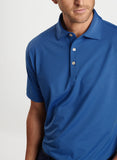 Jubilee Stripe Performance Polo in Sport Navy by Peter Millar