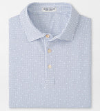 Daybreak Performance Jersey Polo in White/Astral Blue by Peter Millar