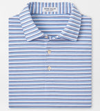 Fairmont Performance Jersey Polo in White/Liberty Blue by Peter Millar