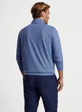 Perth Birdseye Performance Quarter-Zip in Sport Navy by Peter Millar