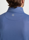 Perth Birdseye Performance Quarter-Zip in Sport Navy by Peter Millar