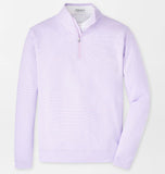 Perth Sugar Stripe Performance Quarter-Zip in Petal Purple by Peter Millar