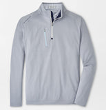 Verge Performance Quarter-Zip in Gale Grey by Peter Millar