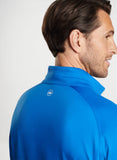 Verge Performance Quarter-Zip in Mako Blue by Peter Millar