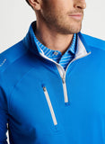 Verge Performance Quarter-Zip in Mako Blue by Peter Millar