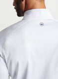 Verge Performance Quarter-Zip in White by Peter Millar