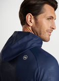 Pine Camo Performance Hoodie in Navy by Peter Millar