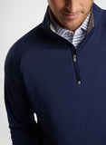 Beaumont Performance Quarter-Zip in Navy by Peter Millar