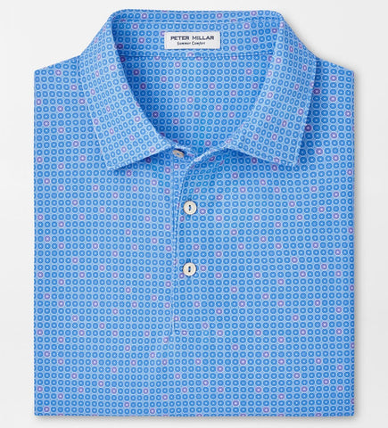 Spokes Performance Mesh Polo in Liberty Blue by Peter Millar