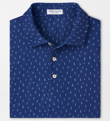 Fairway Par-Tee Performance Mesh Polo in Sport Navy by Peter Millar