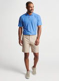 Irish Coffee Performance Mesh Polo in Liberty Blue by Peter Millar