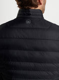 All Course Vest in Black by Peter Millar