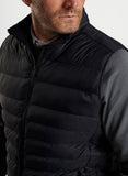 All Course Vest in Black by Peter Millar