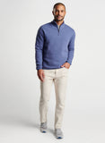 Quad Quilted Quarter-Zip in Galaxy by Peter Millar