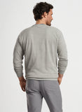 Crown Comfort Knit Crew in Light Grey by Peter Millar