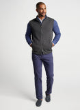 Crown Sweater Fleece Vest in Iron by Peter Millar