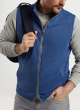 Crown Sweater Fleece Vest in Ocean Blue by Peter Millar