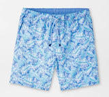 Grace Bay Botanical Swim Trunk in Seaglass by Peter Millar