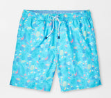 Blue Hawaii Swim Trunk in Radiant Blue by Peter Millar