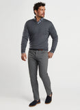 Autumn Crest V-Neck in Charcoal by Peter Millar