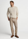 Crescent Ridge Cable Crew in Winter Ivory by Peter Millar