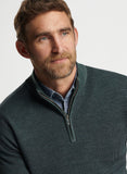 Breaker Birdseye Quarter-Zip in Balsam by Peter Millar