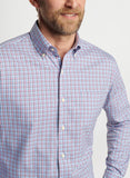 Albert Crown Lite Cotton-Stretch Sport Shirt in Rosewood by Peter Millar