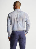 Calgary Crown Lite Cotton-Stretch Sport Shirt in Regatta Blue by Peter Millar