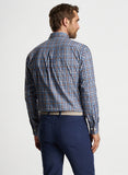 Chambly Crown Lite Cotton-Stretch Sport Shirt in Navy by Peter Millar