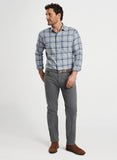 Sherbrooke Cotton Sport Shirt in British Grey by Peter Millar