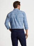 White Rock Cotton Sport Shirt in Cottage Blue by Peter Millar