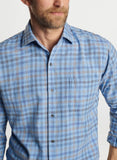 White Rock Cotton Sport Shirt in Cottage Blue by Peter Millar