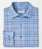 White Rock Cotton Sport Shirt in Cottage Blue by Peter Millar