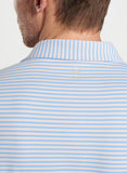 Sawyer Performance Jersey Polo in Blue Frost by Peter Millar