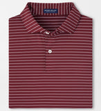 Duet Performance Jersey Polo in Vermouth by Peter Millar