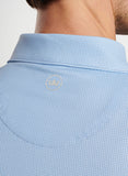 Delancey Dot Performance Jersey Polo in Moon Mist by Peter Millar