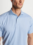 Delancey Dot Performance Jersey Polo in Moon Mist by Peter Millar