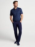 Parkinson Floral Performance Jersey Polo in Navy by Peter Millar