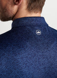 Parkinson Floral Performance Jersey Polo in Navy by Peter Millar