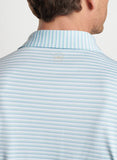 Milton Performance Jersey Polo in Blue Frost by Peter Millar