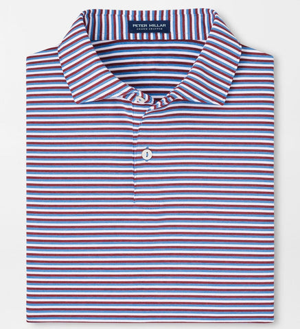 Milton Performance Jersey Polo in Brook Blue by Peter Millar